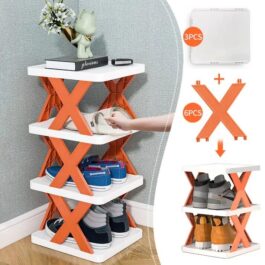 3 Tier Shoe Stackable Storage Rack Organizer