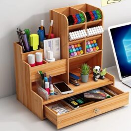 Wooden Desk Organizer