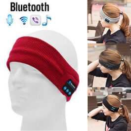 Wireless Bluetooth Music Headband – Red