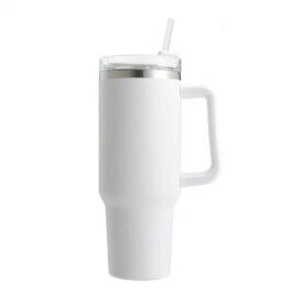 Stainless Steel Vacuum Flask with Straw 900ml