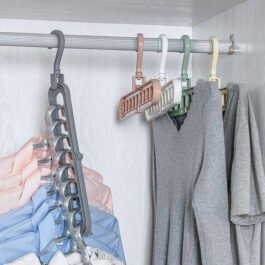 Multi-Functional Space Saving Closet Hanger